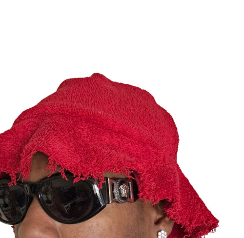 Scarecrow bucket hat in Blood Red