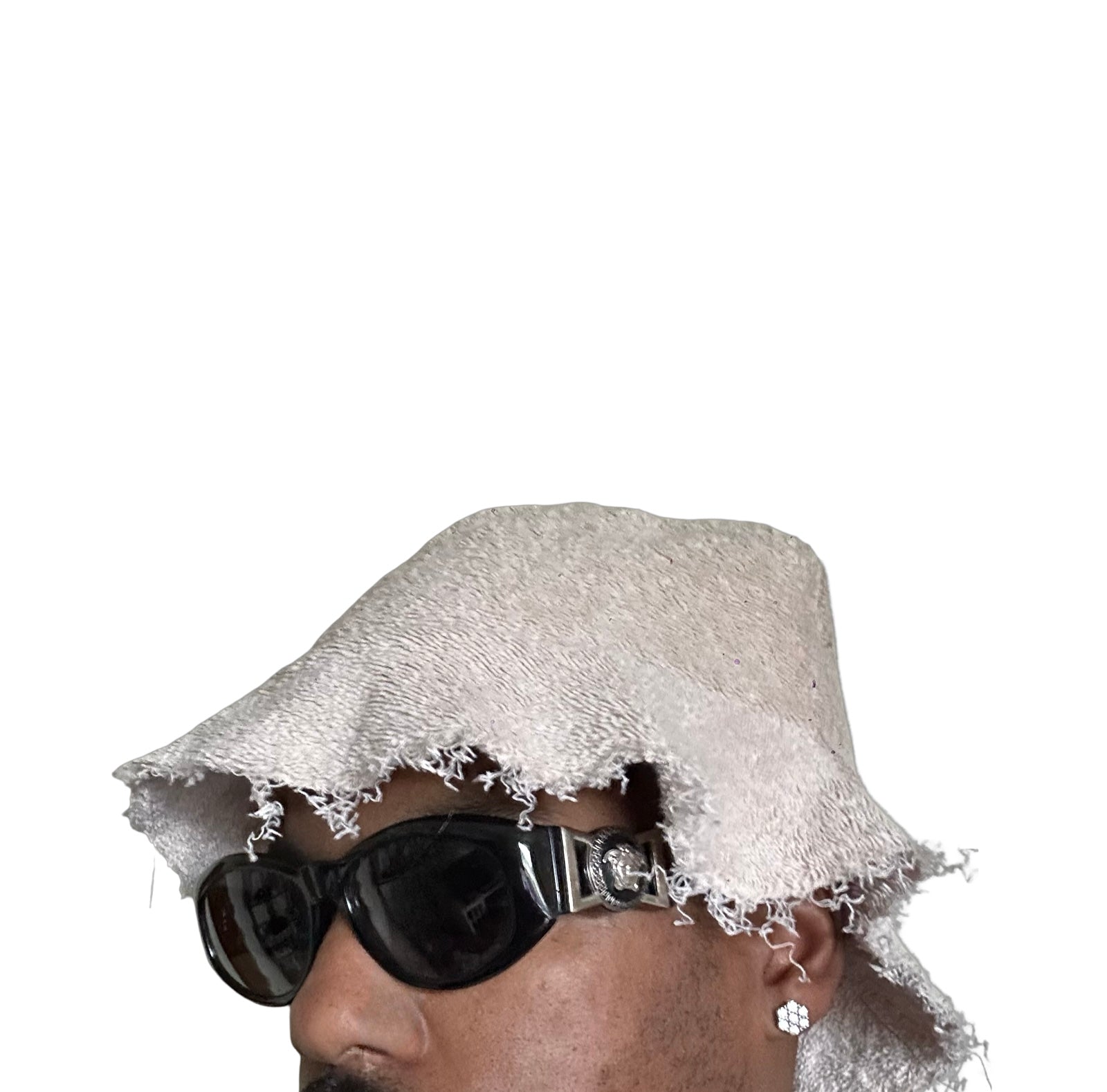 Scarecrow bucket hat in Bone